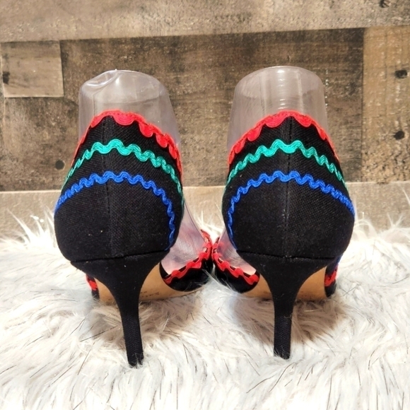 Kate Spade New York Womens Saranne Fabric Peep Toe D-Orsay Pumps - Picture 5 of 11